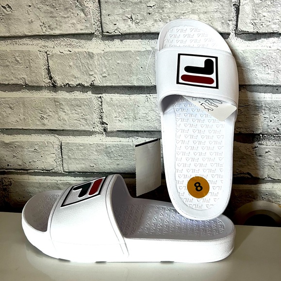 Fila Shoes - Fila Sleek Women’s size 8 Slide Sandals. White color. New